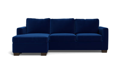 Track 87" Reversible Sofa Chaise - SUPERB COBALT