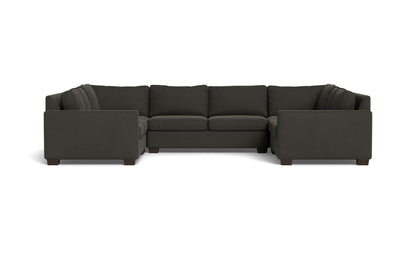 Track 141" Corner Sofa U Sectional - Dream Chocolate