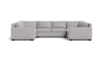 Track 141" Corner Sofa U Sectional - Bennett Dove