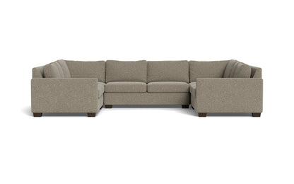 Track 141" Corner Sofa U Sectional - Cordova Mineral