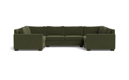 Track 141" Corner Sofa U Sectional - Elliot Avocado