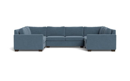 Track 141" Corner Sofa U Sectional - Elliot French Blue