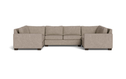 Track 141" Corner Sofa U Sectional - ELLIOT PEBBLE