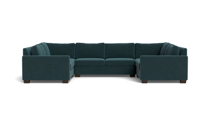 Track 141" Corner Sofa U Sectional - Elliot Teal