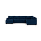 Track Corner Sectional w. Left Chaise - Bella Ink