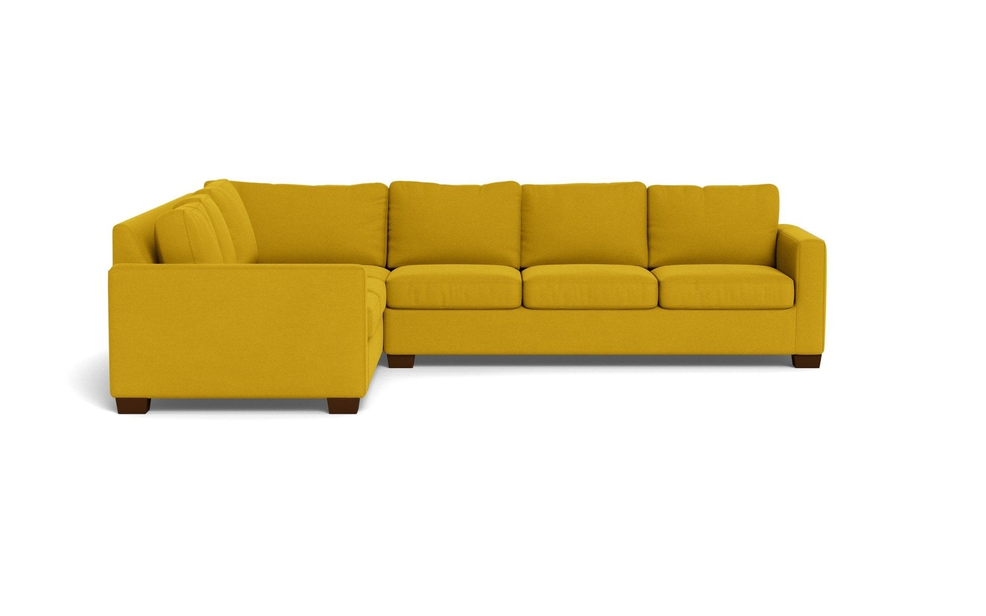 Track Right Sleeper Sofa Sectional - Bella Gold