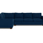 Track Right Sleeper Sofa Sectional - Bella Ink