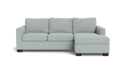 Track 87" Reversible Chaise Queen Sleeper Sofa - Peyton Light Blue