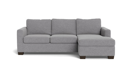 Track 87" Reversible Chaise Queen Sleeper Sofa - Villa Platinum