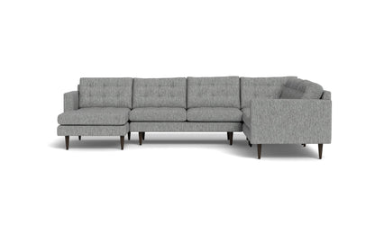 Wallace 131" Corner Sectionals w. Left Chaise - Tropez Ash