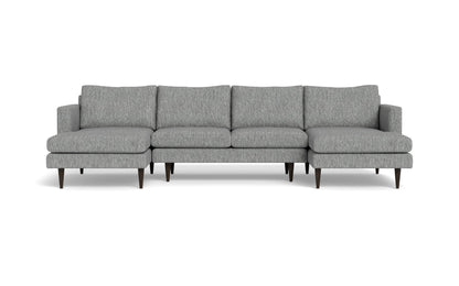 Wallace Untufted Double Chaise U Sectional