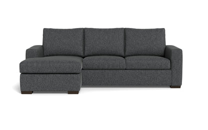 Mesa 101" Reversible Sofa Chaise - Tropez Charcoal