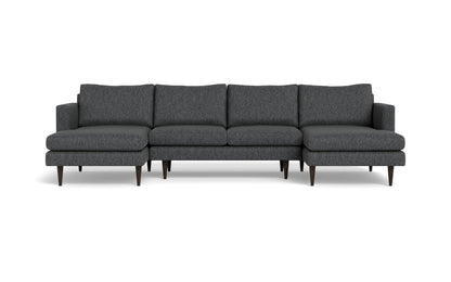 Wallace Untufted Double Chaise U Sectional