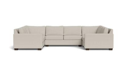 Track 141" Corner Sofa U Sectional - Tropez Oyster