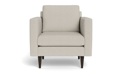 Wallace 34" Untufted Arm Chair - Tropez Oyster