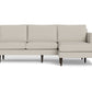 Wallace Untufted Reversible Chaise Sofa