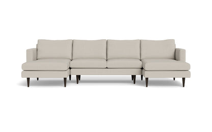 Wallace Untufted Double Chaise U Sectional