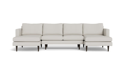 Wallace Untufted Double Chaise U Sectional