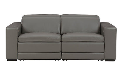 Tex Reclining 2 Seat Sofa Gray