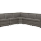 Tex Reclining 5 Seat Sectional Gray