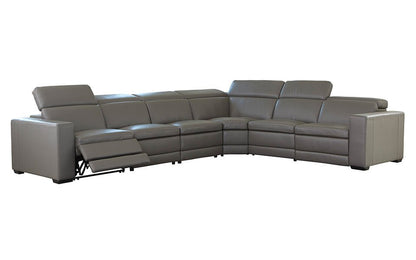 Tex Reclining 6 Seat Sectional Gray