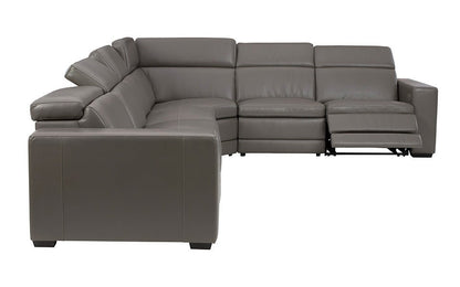 Tex Reclining 6 Seat Sectional Gray