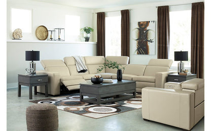 Tex Reclining 5 Seat Sectional Sand