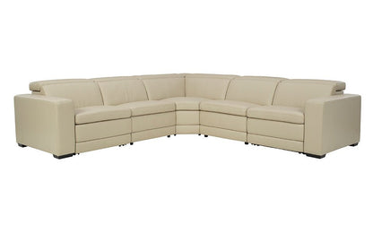 Tex Reclining 5 Seat Sectional Sand