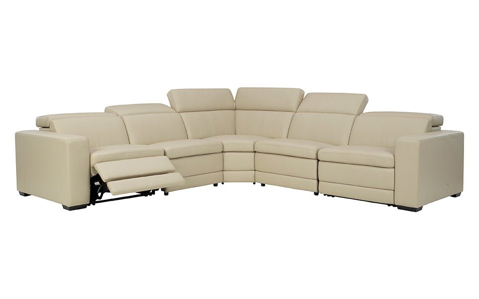 Tex Reclining 5 Seat Sectional Sand