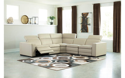 Tex Reclining 5 Seat Sectional Sand