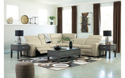 Tex Reclining 5 Seat Sectional Sand