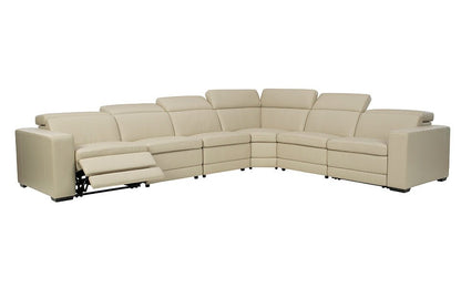 Tex Reclining 6 Seat Sectional Sand