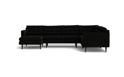 Wallace 131" Corner Sectionals w. Left Chaise - SUPERB GUNMETAL