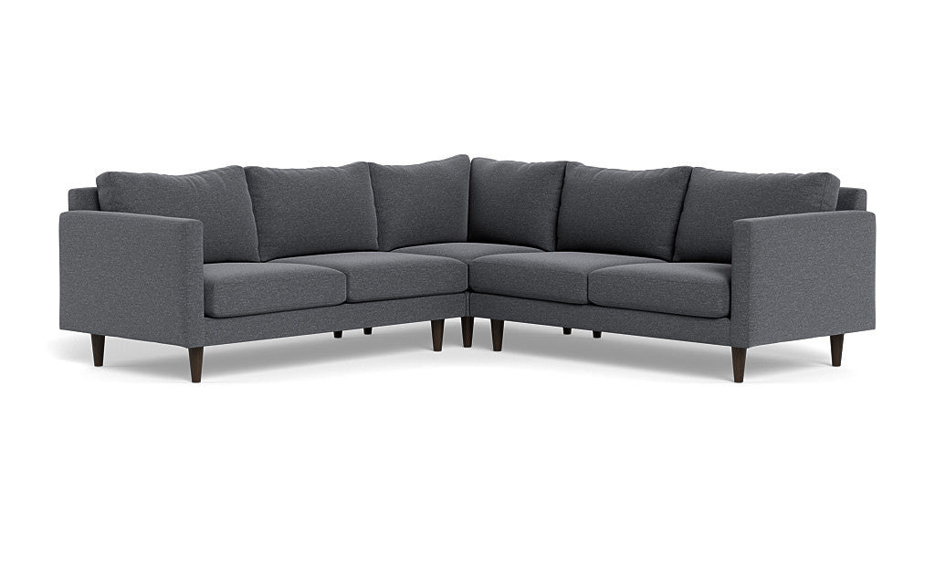 Wallace Untufted Corner Sectional - Bennett Charcoal