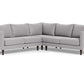 Wallace Untufted Corner Sectional - Bennett Dove