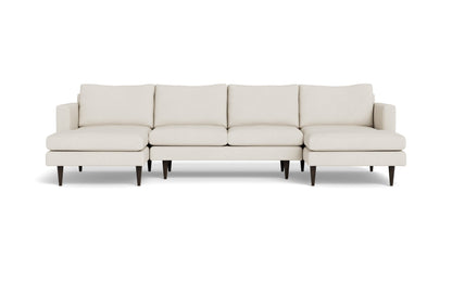 Wallace Untufted Double Chaise U Sectional