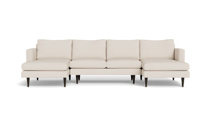 Wallace Untufted Double Chaise U Sectional