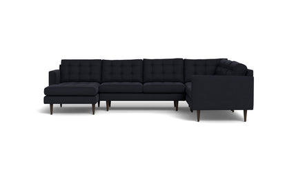 Wallace 131" Corner Sectionals w. Left Chaise - Dream Onyx