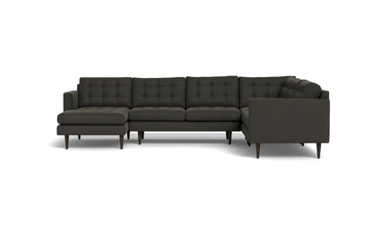 Wallace 131" Corner Sectionals w. Left Chaise - Dream Chocolate