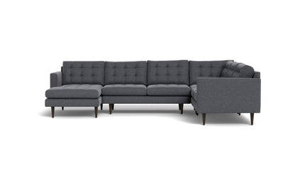 Wallace 131" Corner Sectionals w. Left Chaise - Bennett Charcoal