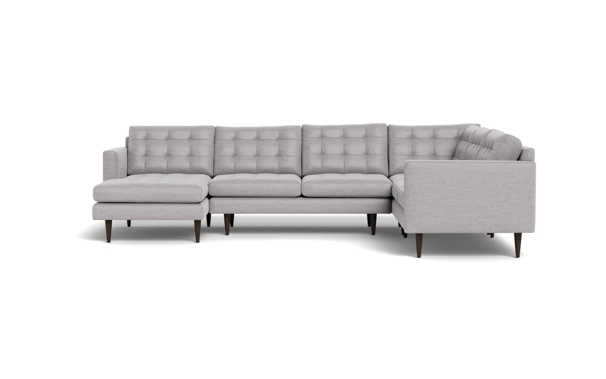 Wallace Corner Sectional w. Left Chaise - Bennett Dove