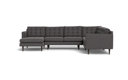 Wallace 131" Corner Sectionals w. Left Chaise - Cordova Eclipse