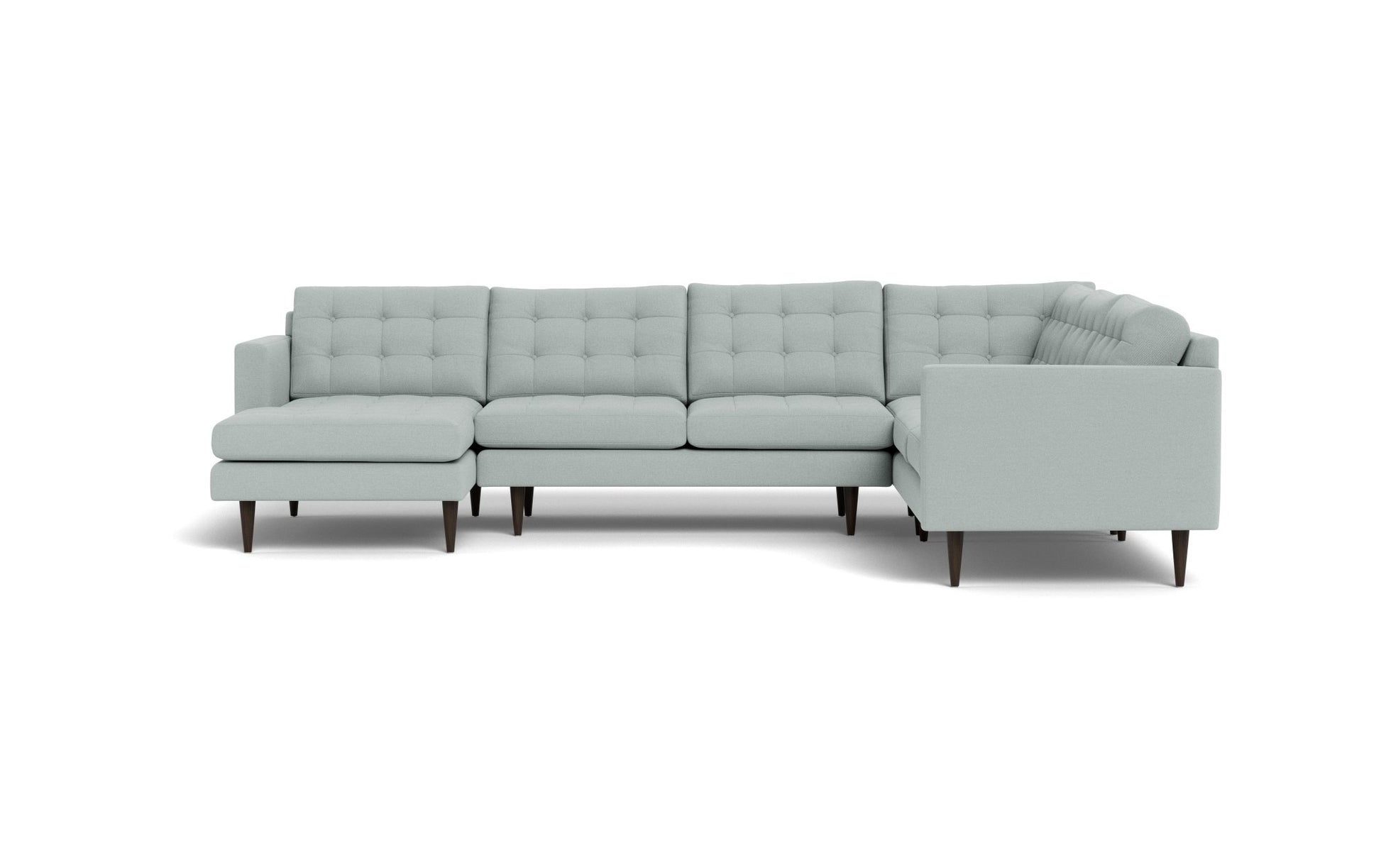 Wallace Corner Sectional w. Left Chaise - Peyton Light Blue