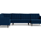 Wallace Corner Sectional w. Right Chaise - Bella Ink