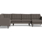 Wallace Corner Sectional w. Right Chaise - Bella Otter