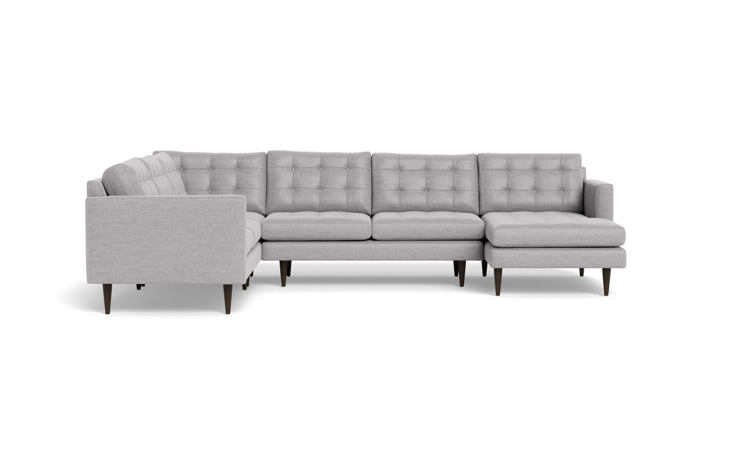 Wallace Corner Sectional w. Right Chaise - Bennett Dove