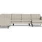 Wallace Corner Sectional w. Right Chaise - Merit Dove