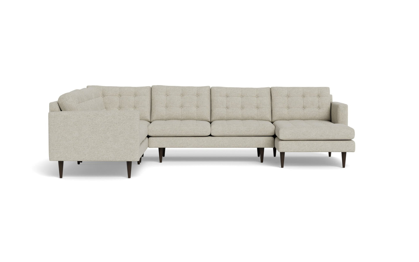 Wallace Corner Sectional w. Right Chaise - Merit Dove