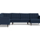 Wallace Corner Sectional w. Right Chaise - Peyton Navy