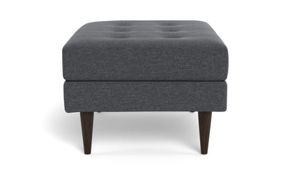 Wallace Ottoman - Bennett Charcoal